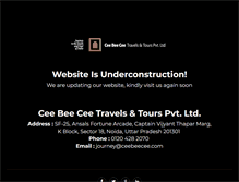 Tablet Screenshot of ceebeecee.com